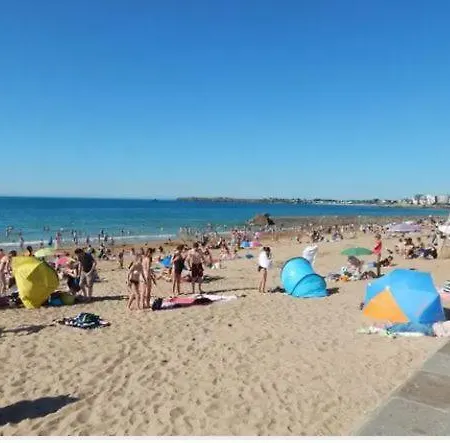St Malo Bel Pres Gare Du Sillon Parking Prive شقة